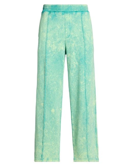 Roberto Collina Green Pants Cotton, Elastane for men
