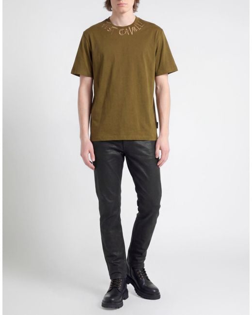 Just Cavalli Green T-Shirts for men
