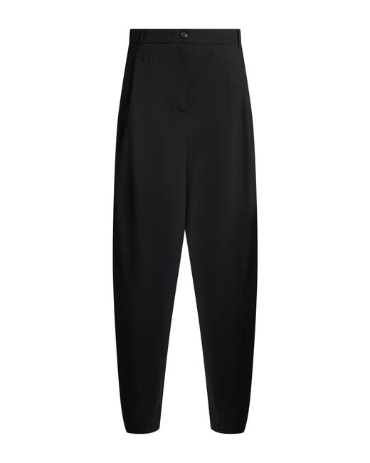 8pm Black Pants Polyester, Wool, Elastane