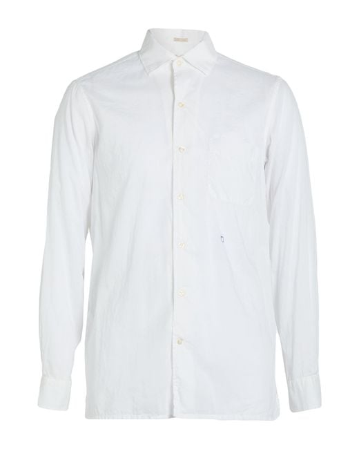 Massimo Alba White Shirt Cotton for men
