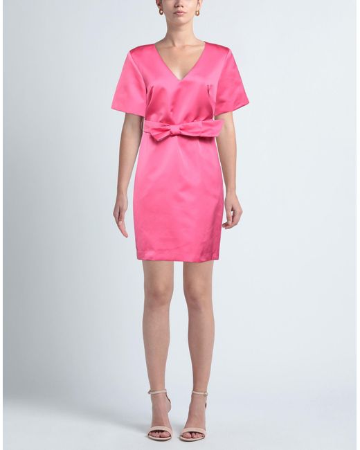 P.A.R.O.S.H. Pink Mini Dress Polyester