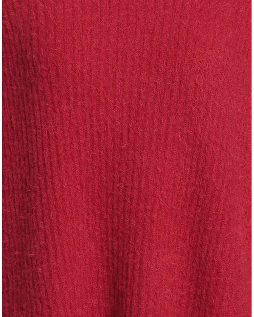 Uma Wang Red Turtleneck Polyamide, Alpaca Wool, Wool
