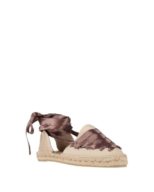 Castaner Brown Espadrilles Textile Fibers
