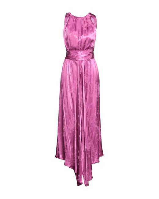Sabina Musayev Pink Midi Dress