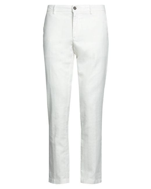 Maison Clochard White Pants for men