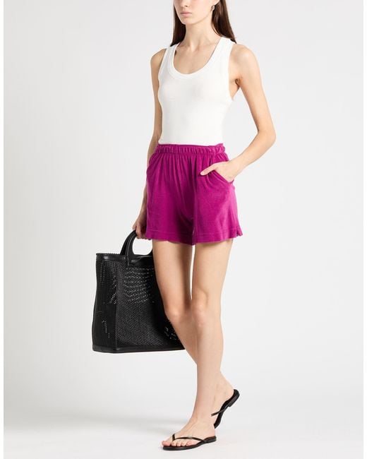 Massimo Alba Purple Shorts & Bermuda Shorts