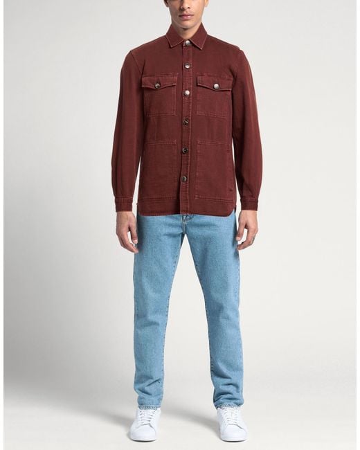 Isaia Red Jacket for men
