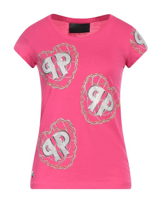 Philipp Plein Pink T-shirts