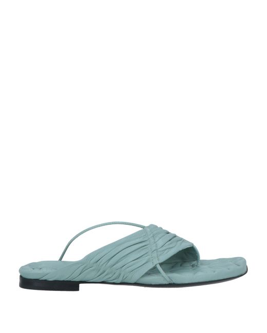 Trussardi Green Thong Sandal