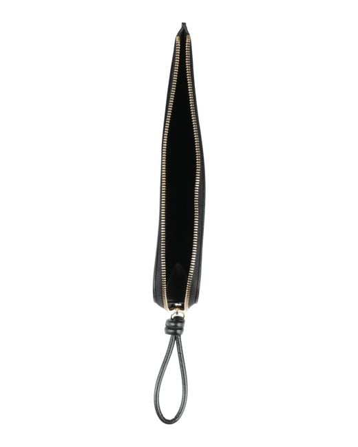 Jil Sander Black Pouch Leather