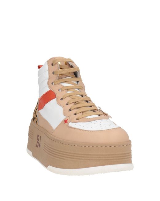 GIO+ Pink Sneakers Leather