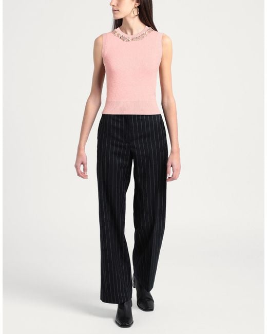 ERMANNO FIRENZE Pink Sweater Wool, Polyamide, Acrylic, Alpaca Wool, Elastane