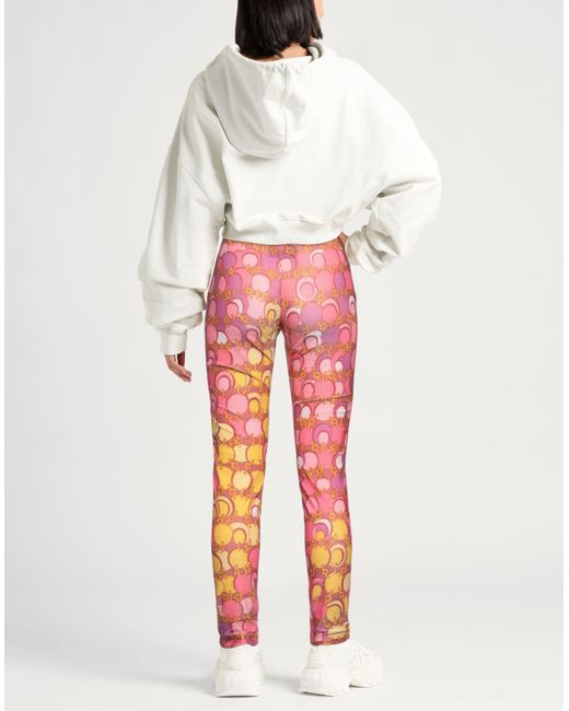 Moschino Red Couture Marigold Pants Polyester, Polyamide, Elastane