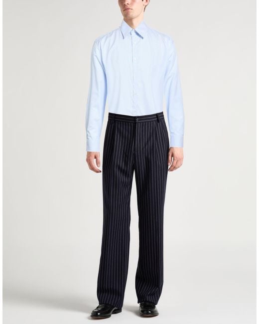 Dunhill Blue Shirt Cotton for men