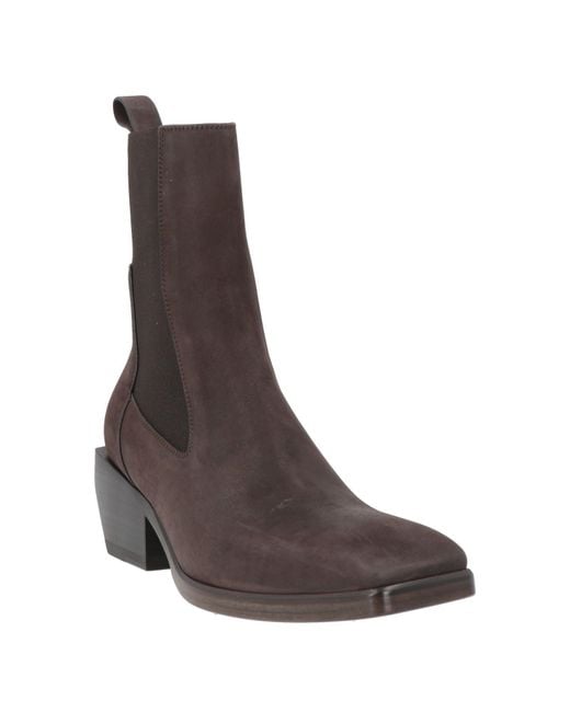 Rick Owens Brown Stiefelette