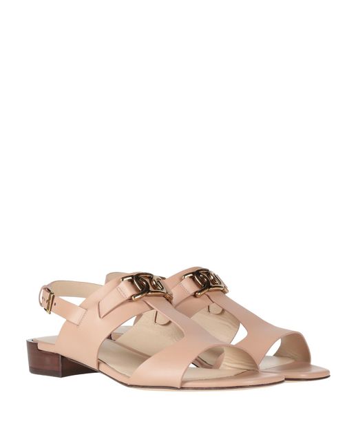 Tod's Pink Sandals Leather