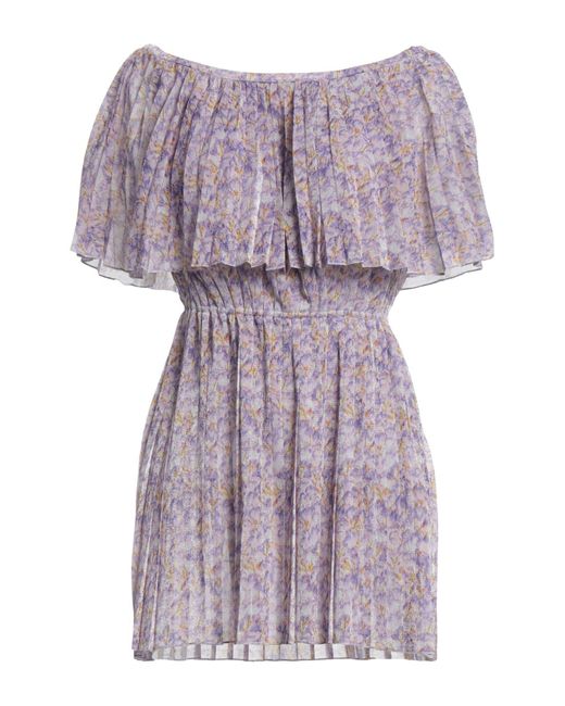 Blumarine Purple Mini Dress