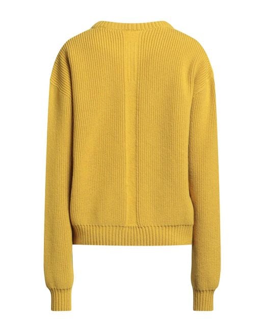 Pullover Rick Owens de color Yellow