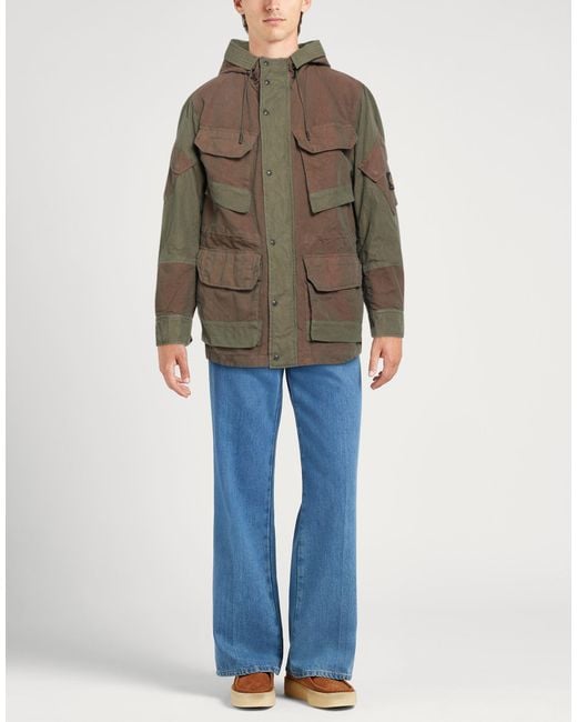 Belstaff Green Jacket Polyamide, Cotton for men