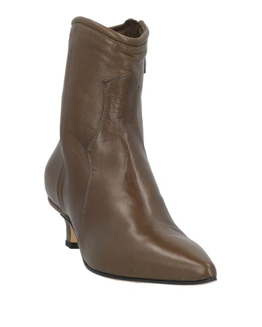 Pomme D'or Brown Ankle Boots