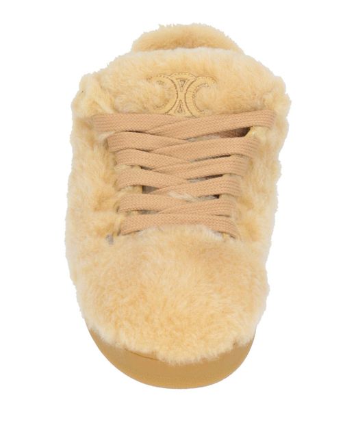 Céline Natural Sneakers Shearling