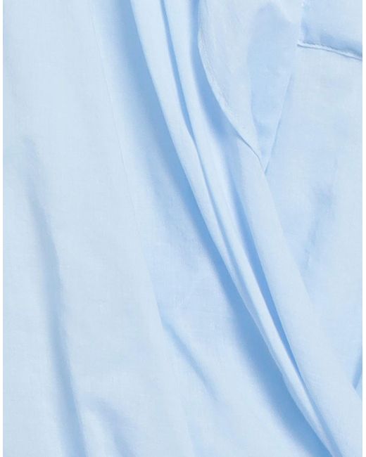 Hache Blue Top Cotton