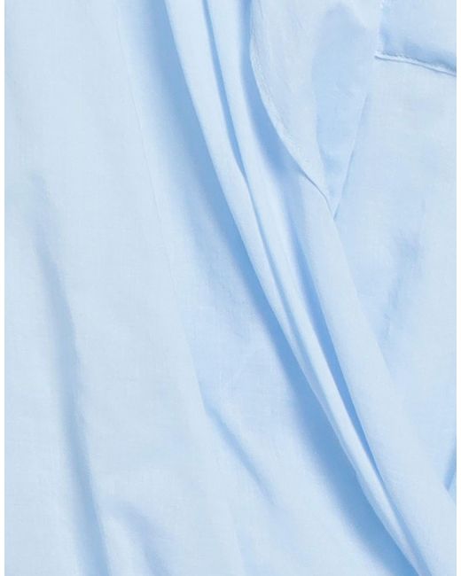 Hache Blue Top Cotton