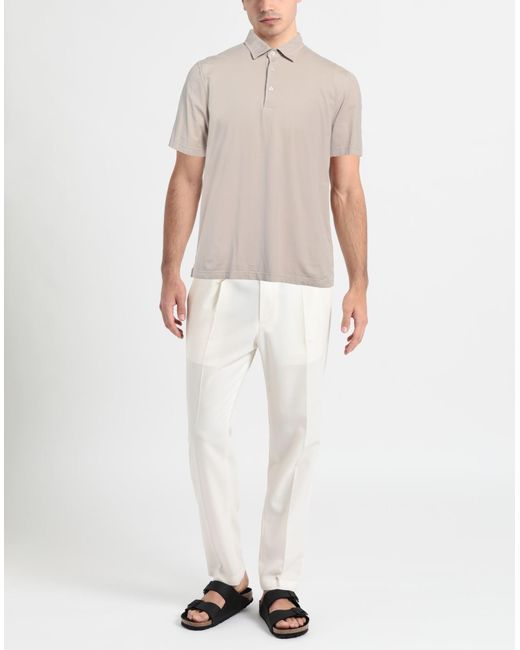 Barba Napoli White Polo Shirt for men
