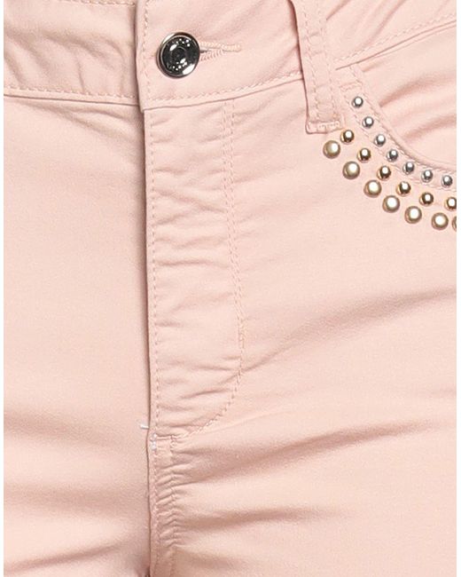 Liu Jo Pink Pants Cotton, Polyester, Elastane