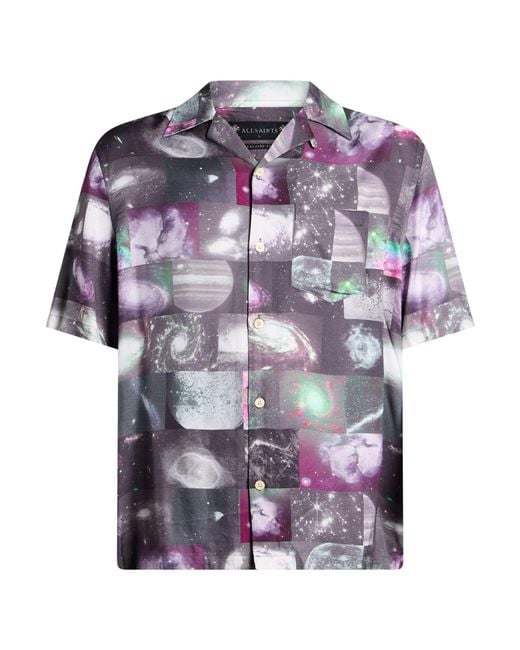 AllSaints Purple Shirt for men