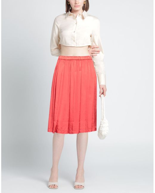 Aspesi Pink Midi Skirt