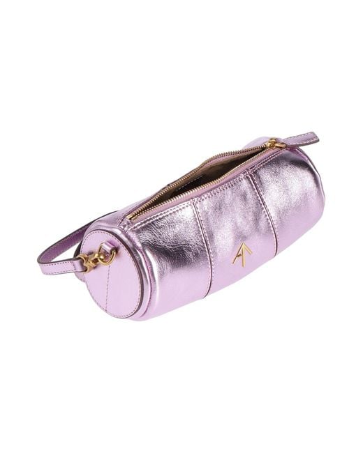 MANU Atelier Purple Lilac Handbag Calfskin
