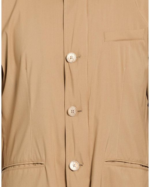 Herno Natural Blazer Wool, Polyamide, Elastane for men