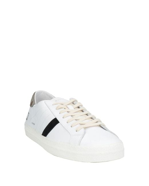 Date White Sneakers Leather for men