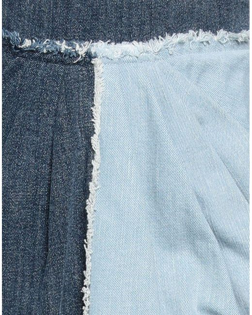 Dolce & Gabbana Blue Denim Skirt