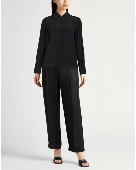 Liu Jo Black Shirt Acetate, Silk