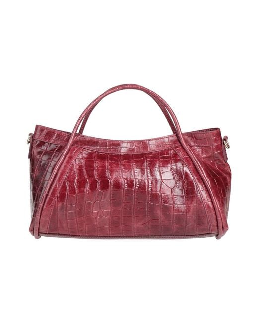 Laura Di Maggio Red Handbag Leather