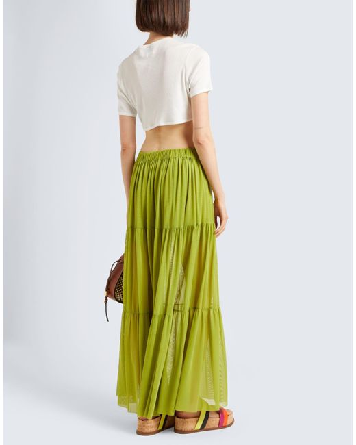 Fisico Green Maxi Skirt