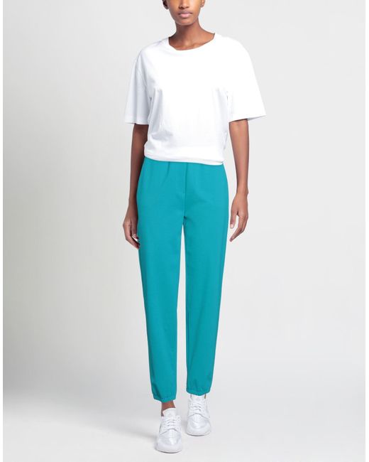 FILBEC Blue Pants Cotton, Polyamide, Elastane