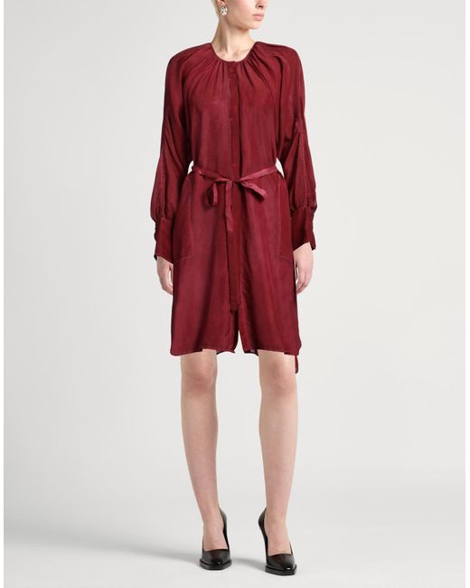 Uma Wang Red Midi-Kleid