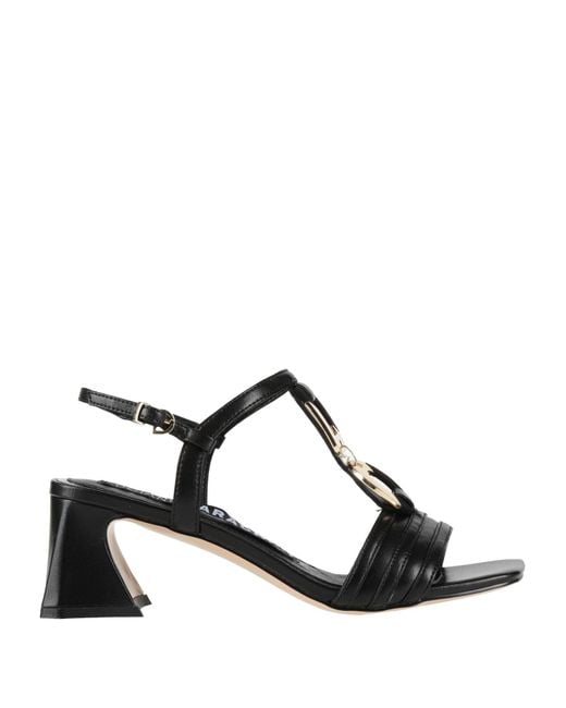 Luciano Barachini Black Sandals Leather