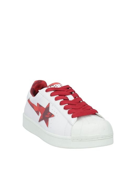 A Bathing Ape Red Sneakers for men