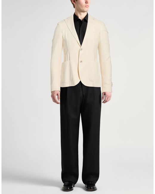Barbati Natural Blazer Linen, Viscose for men