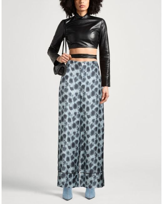 Marni Blue Pants Silk