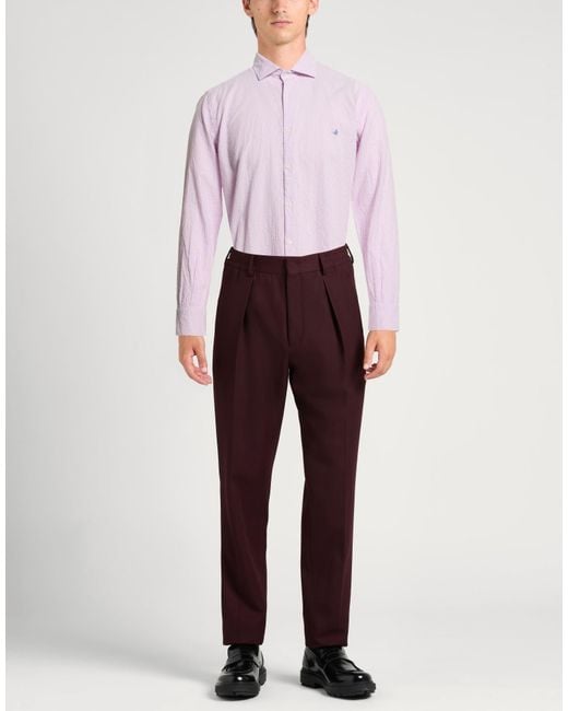 Brooksfield Pink Shirts for men