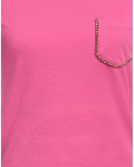 ViCOLO Pink Fuchsia T-Shirt Cotton