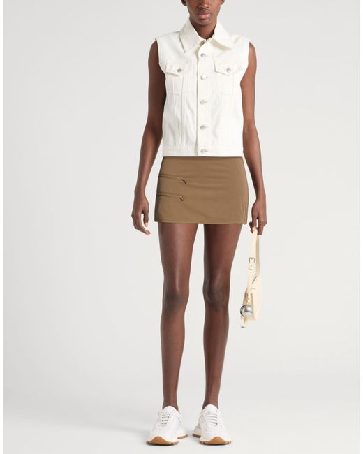 Entire studios Brown Mini Skirt