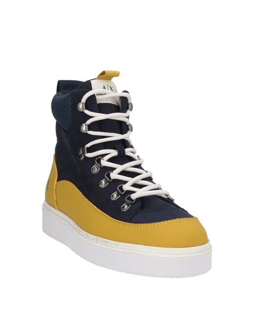 ARMANI EXCHANGE Blue Trainers for men