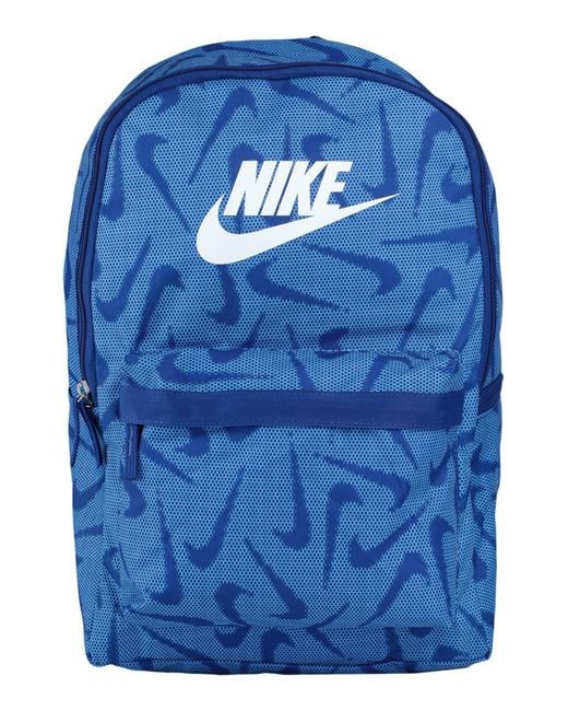 Blue and 2024 white nike backpack