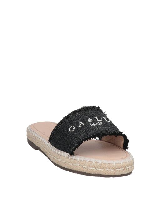 Gaelle Paris Black Espadrilles
